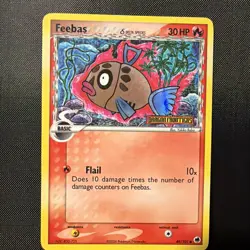 Pokemon Card - Feebas Dragon Frontiers 49/101 Reverse Holo Stamped - Image 1