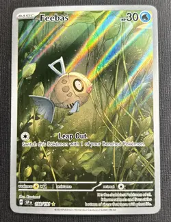 Pokemon TCG Feebas 198/191 Surging Sparks Illustration Rare Holo Nm - Image 1