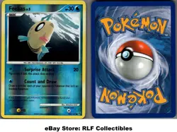 2009 Pokemon, Platinum Supreme Victors, #104/147 Feebas, Reverse Holo Common - Image 1