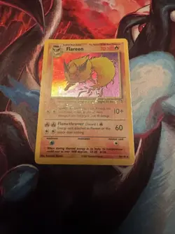 Flareon 10/110 Legendary Collection 2002 Holo Rare WOTC Pokemon Card TCG - Image 1