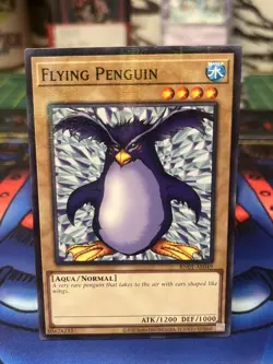 Flying penguin BN01-AE049 Parallel Rare AE NM Bonus Pack Exclusive YuGiOh - Image 1