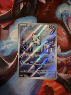 Vanillite 111/086 SV: White Flare Illustration Rare Pokemon Card - Image 1