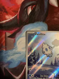 Vanillite 111/086 SV: White Flare Illustration Rare Pokemon Card - Image 2
