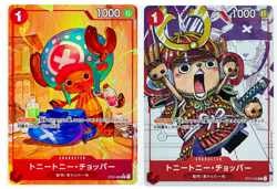 2 Pcs ONE PIECE Card Tony Tony Chopper (Parallel)+(Alt Art) ST01-006 C Japanese - Image 1