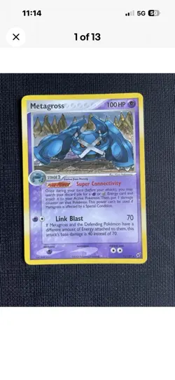Pokemon TCG Metagross 2 Holo Card Bundle EX Deoxys & Supreme Victors Private Lis - Image 1