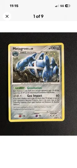 Pokemon TCG Metagross 2 Holo Card Bundle EX Deoxys & Supreme Victors Private Lis - Image 3