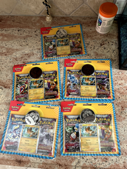 5x Pokemon Scarlet & Violet + Paldea Evolved 2-Pack Blister – Pawmot Promo + Tok - Image 1