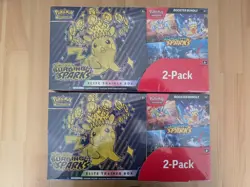 Pokemon TCG - 2x Surging Sparks Costco ETB + Booster Bundle Pack - Image 1