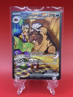 Arven's Mabosstiff ex 235/182 Destined Rivals Pokemon NM - Image 1