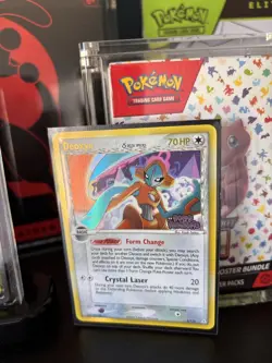 Deoxys 5/110 EX Holon Phantoms Delta Species Holo Pokemon - Stamped - Image 1