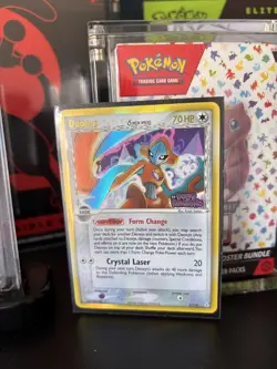 Deoxys 5/110 EX Holon Phantoms Delta Species Holo Pokemon - Stamped - Image 3