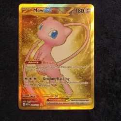 Pokemon Mew EX 205/165 Scarlet & Violet 151 Full Art Secret Rare Holo 180 HP - Image 1