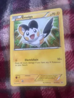 Pokemon TCG Emolga Noble Victories 37/101 Regular Uncommon - Image 1