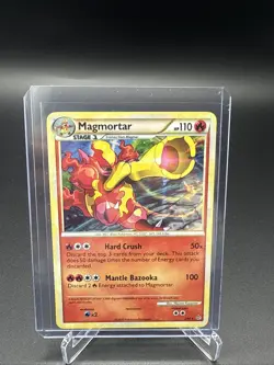 Pokemon TCG Magmortar Unleashed Holo Rare 2/95 Near Mint - Image 1
