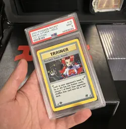 PSA 9 MINT 2000 Pokemon Rocket's Sneak Attack 16/82 Team Rocket Holo 1st Ed - Image 1