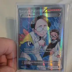 Pokemon Fossil Researcher Full Art Ultra Rare Holo Trainer XY Furious Fists - Image 3