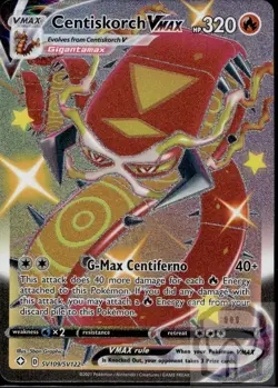 Centiskorch VMAX SV109/SV122 Holo Shining Fates Shiny Vault Pokemon Holo NM/M - Image 3
