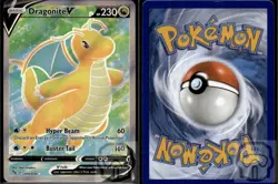Dragonite V 076/078 Ultra Rare Pokemon GO Pokemon Holo NM/M - Image 2