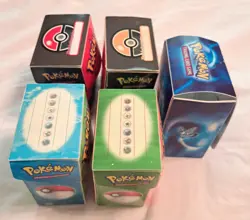 Vintage WOTC Ultra Pro Official Pokemon Deck Boxe Collection Box Only Lot - Image 4