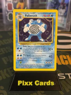 Pokemon Poliwrath Holo Base Set 13/102 - Image 1
