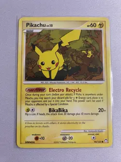 Pokemon Pikachu Mysterious Treasures 94/123 2007 English Common 60 HP - Image 1