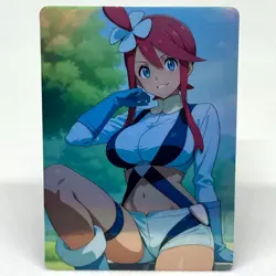 Pokemon Skyla Goddess Anime Waifu ACG Foil Card - Image 1