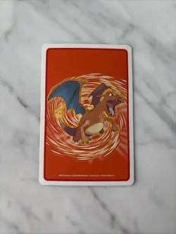 2004 Pokemon FireRed Version Poker Playing Cards 5 of Hearts Metapod NM - Image 2