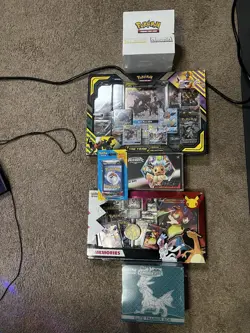 Used Pokemon Lot 02J -As Seen Some Dents And Tears On Boxes And Cards - Image 1