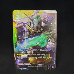 Gundam Card Game | Dual Impact | Gundam AGE-1 Spallow R+ | GD02-023 Alt Art - Image 1
