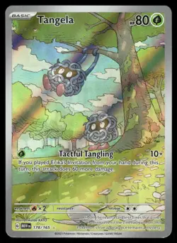 Pokemon Cards Tangela 178/165 151 Illustration Rare NM *2 - Image 1