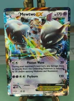 Pokemon Mewtwo EX 61/162 Breakthrough Holo Rare 2015 Pokemon Trading Card TCG - Image 2
