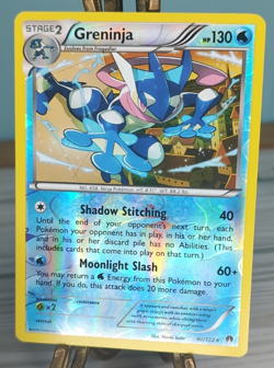 Pokemon Greninja Reverse Holo Rare Card 40/122 XY Breakpoint Trading Card TCG - Image 1