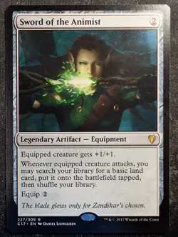Sword of the Animist - Commander 2017 (MTG) - Image 1