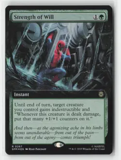 Strength of Will Extended Art 267 Marvel's Spider-Man Magic: The Gathering Foil - Image 1