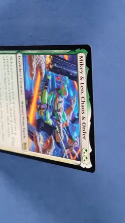 Mikey and Leo Chaos and Order - Teenage Mutant Ninja Turtles - MtG - NM * 🔮 - Image 4