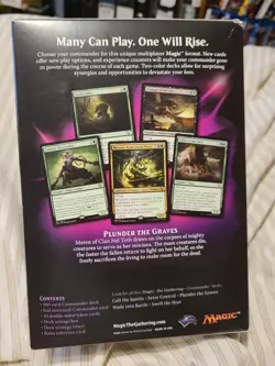 MTG Magic Plunder the Graves Commander 2015 Factory Sealed Deck w/ Box - Image 2