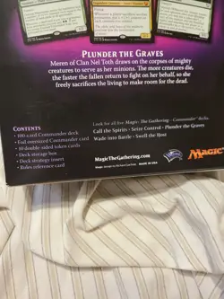 MTG Magic Plunder the Graves Commander 2015 Factory Sealed Deck w/ Box - Image 3
