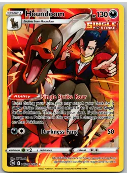 Houndoom TG10/TG30 Holo Brilliant Stars Trainer Gallery Pokemon NM - Image 1