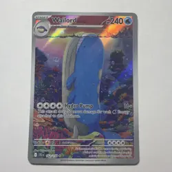 Wailord 162/159 - Journey Together - Illustration Rare - Pokemon - Image 1