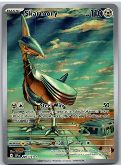 Skarmory 209/191 Illustration Rare Surging Sparks Pokemon NM - Image 1