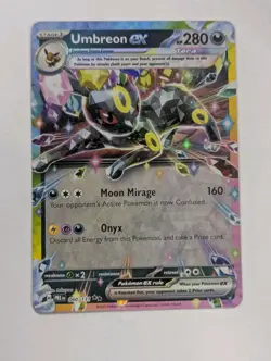 Umbreon ex - 060/131 SV: Prismatic Evolutions Holo Pokemon TCG NM - Image 1