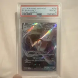 2022 POKEMON JPN SWORD & SHIELD VSTAR UNIVERSE #054 FULL ART/MEW VMAX PSA 10 - Image 1
