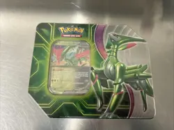 Pokemon Paradox Clash Tin Iron Leaves ex Factory Sealed - Image 1