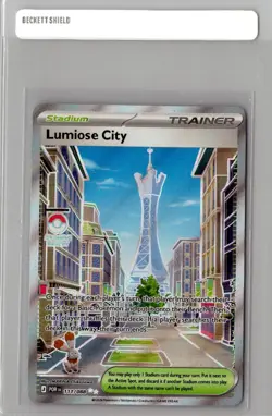 Lumiose City 111/088 Pokemon TCG Perfect Order Holo NM - Image 1