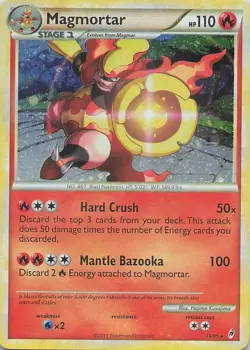 Magmortar Holo Pokemon HeartGold SoulSilver Call of Legends 16 - Image 1