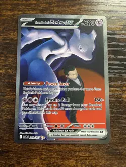 Ships ASAP! Pokemon TCG Team Rockets Mewtwo EX 281/217 - Image 1
