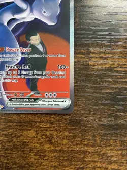 Ships ASAP! Pokemon TCG Team Rockets Mewtwo EX 281/217 - Image 4