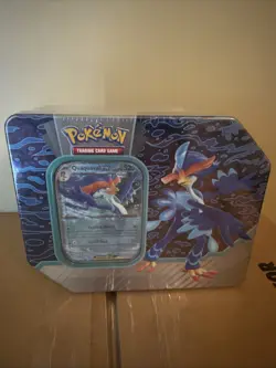 Pokemon TCG Paldea Partners Tin - Quaquaval Ex - 5 Pokemon TCG Booster Packs - Image 1