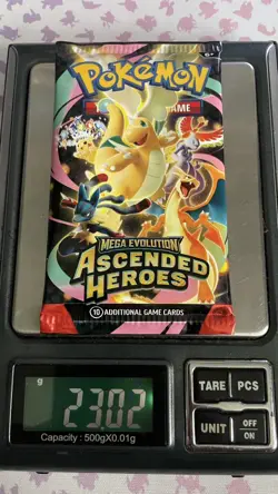 Pokemon Ascended Heroes Booster Pack Heavy (23.02g) 🔥🔥 - Image 1