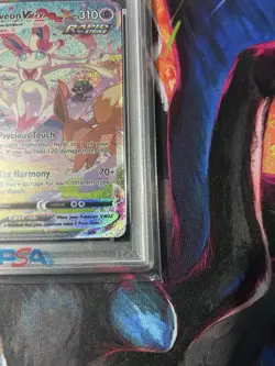2021 POKEMON SWSH FA/SYLVEON VMAX EVOLVING SKIES-SECRET #212 GEM MINT 10 - Image 3